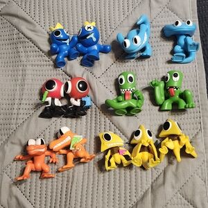 Colorful Monster Figurine Set
